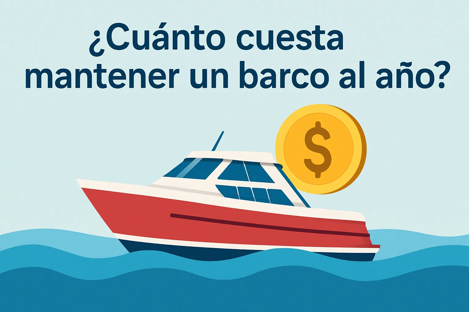 ¿Cuánto cuesta mantener un barco al año?