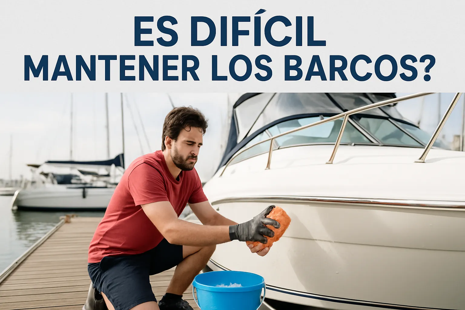 ¿Es difícil mantener los barcos?