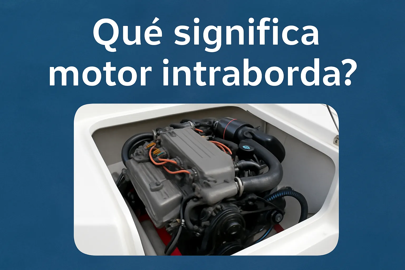 ¿Qué significa motor intraborda?