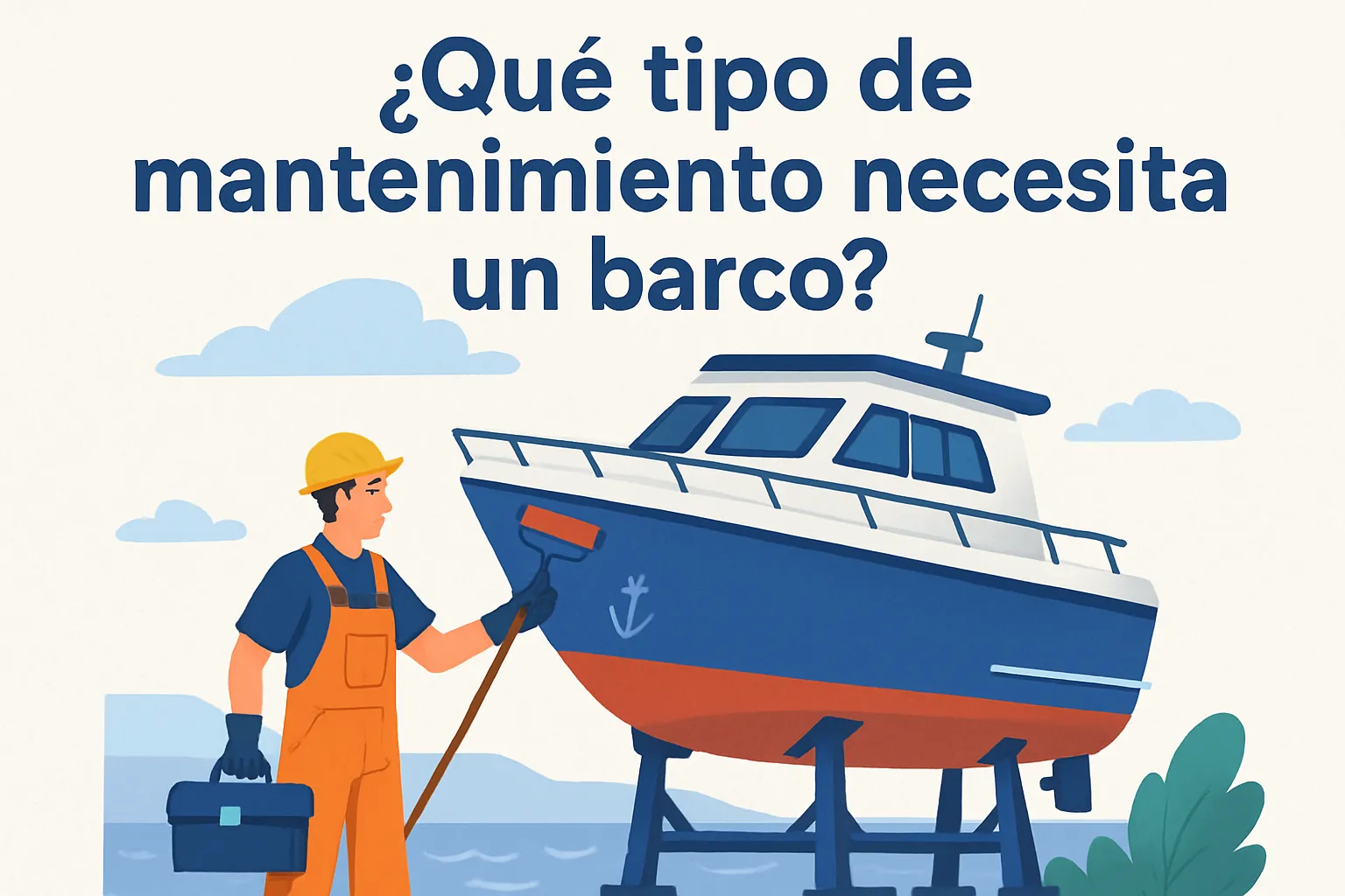 ¿Qué tipo de mantenimiento necesita un barco?