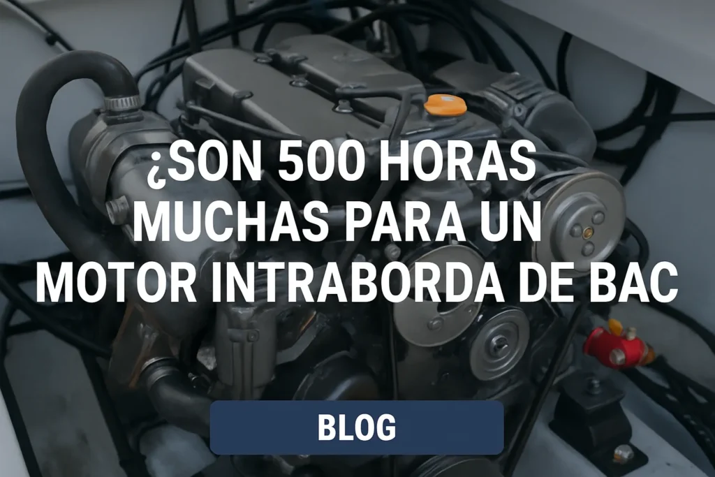 ¿Son 500 horas muchas para un motor intraborda de barco?