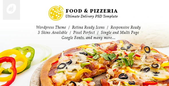 Food & Pizzeria – Ultimate Delivery WordPress Theme